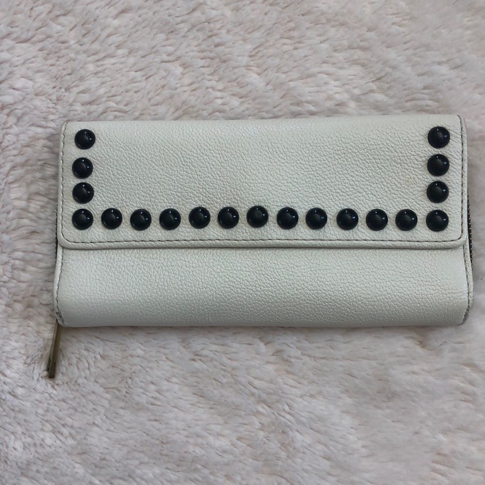 Fossil Jori Flap Clutch Wallet white
